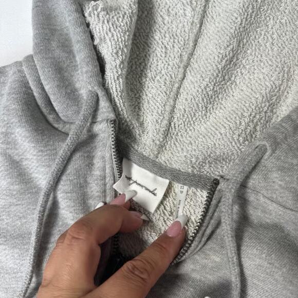 Out From Under Vicky Cropped Hoodie Sweatshirt - Picture 4 of 6